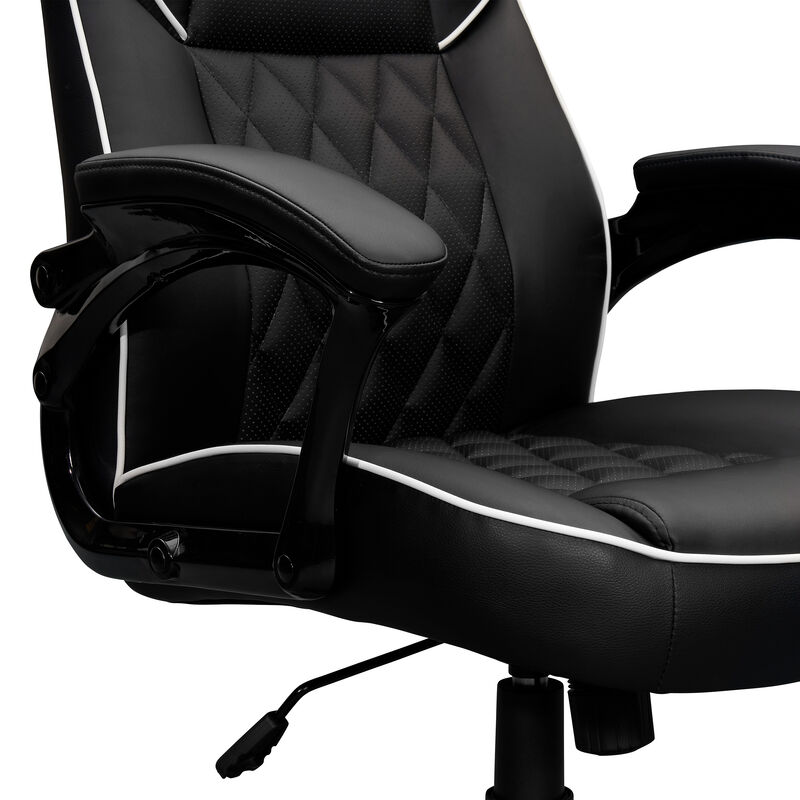 Streamdale High Back Executive Sport Race Office Chair, Black