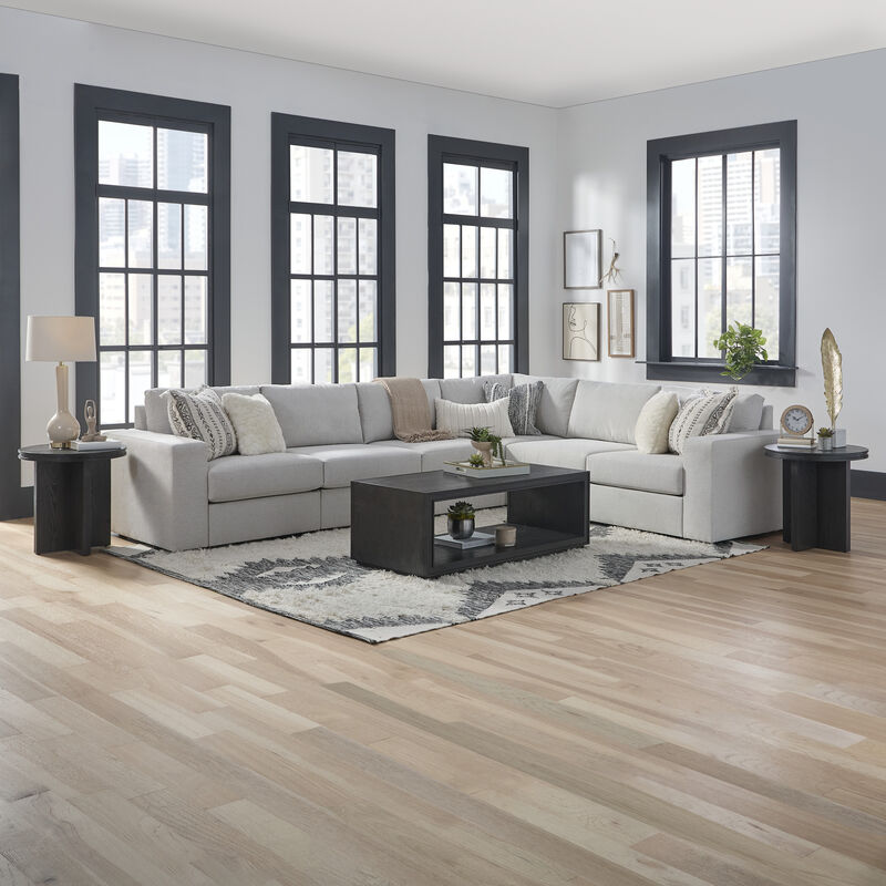 Flex Frost 6-Seat Sectional with Wide Arm