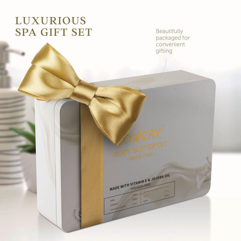 Lovery Whipped Body Butter Scented Body Lotion Set - 36 Ounces with Shea Butter