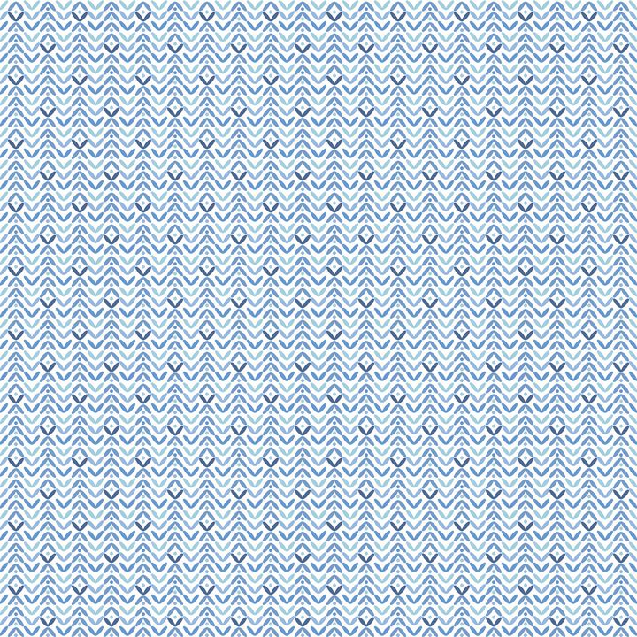 Small Prints Tulip Flip Blue Wallpaper G56704