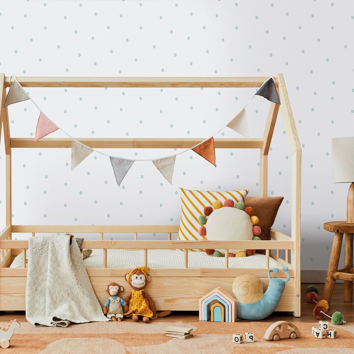Bambino Spotty Blue Wallpaper 291-2