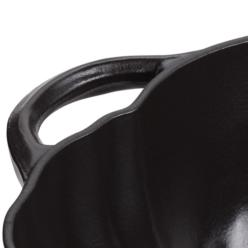 STAUB Cast Iron 3.5-qt Pumpkin Cocotte with Stainless Steel Knob