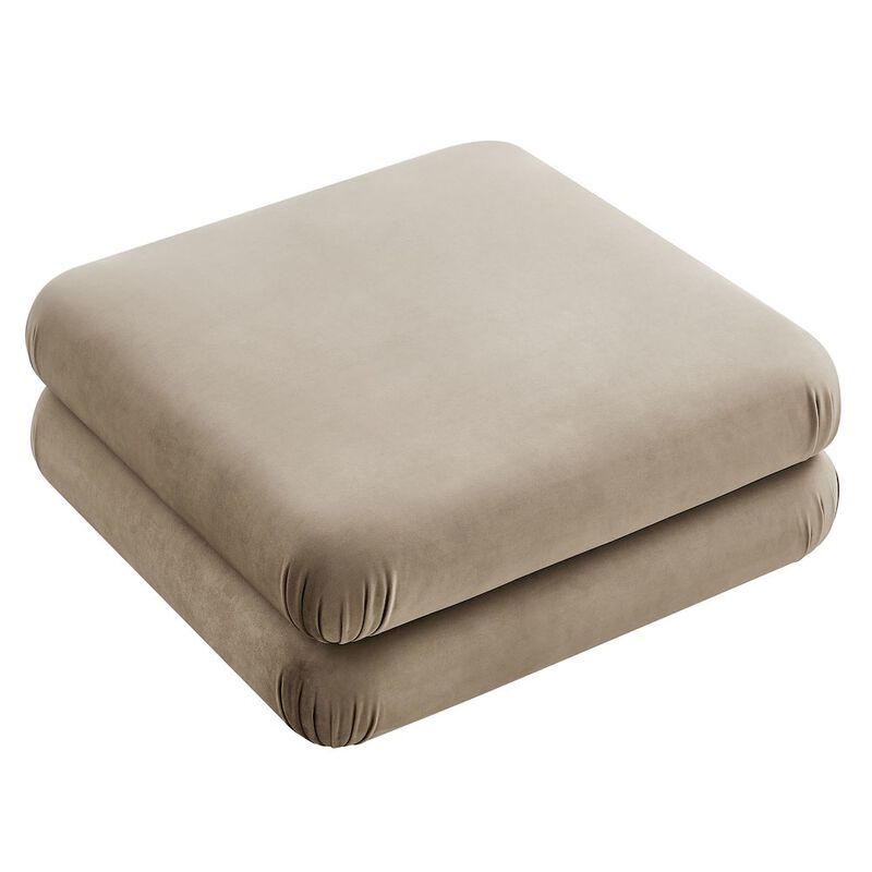 Jubilee Modular Performance Velvet Ottoman image number 4