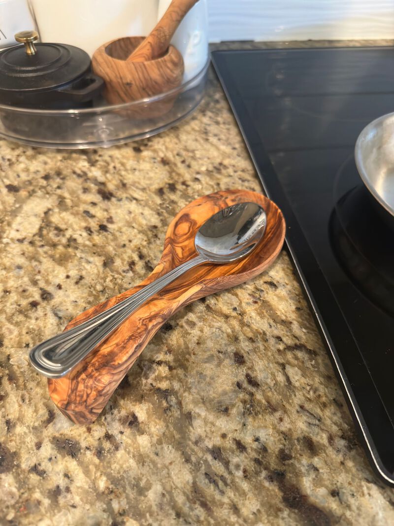 Olive Wood Spoon Rest image number 6