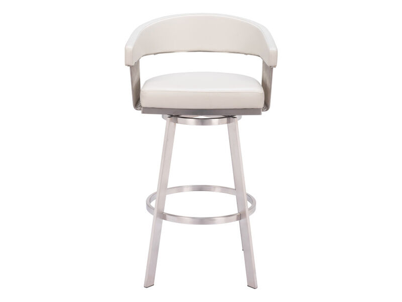 Bantry Swivel Barstool White