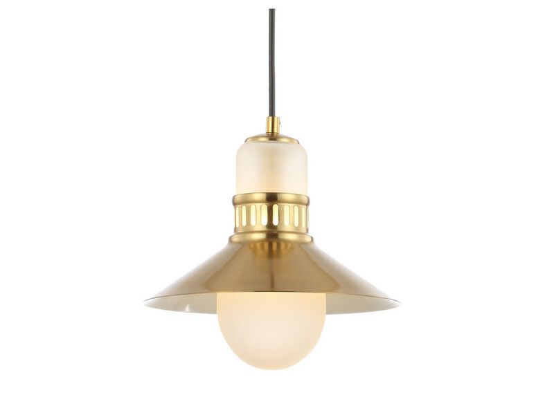 Colin Adjustable Iron/Glass Retro Hurricane LED Pendant