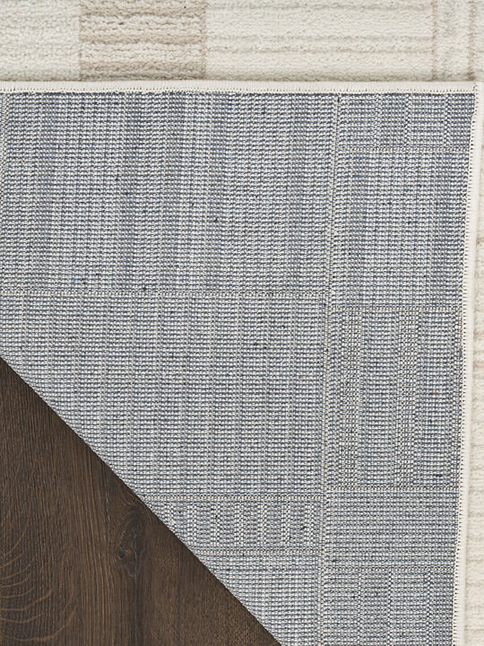 Nordic NRC04 Ivory/Beige 4' x 6' Rug
