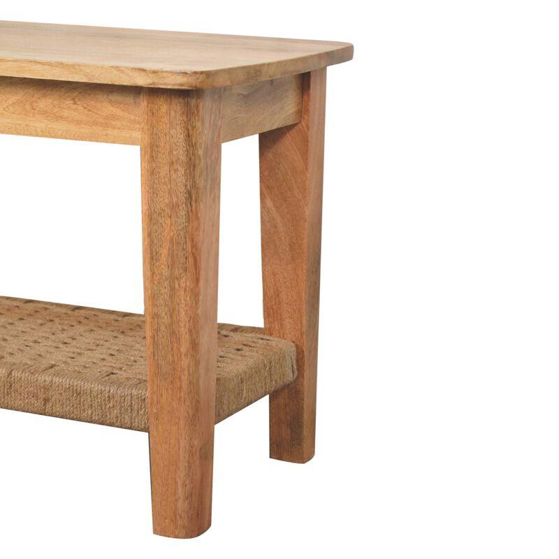 Artisan Furniture Solid Wood Rope Coffee Table