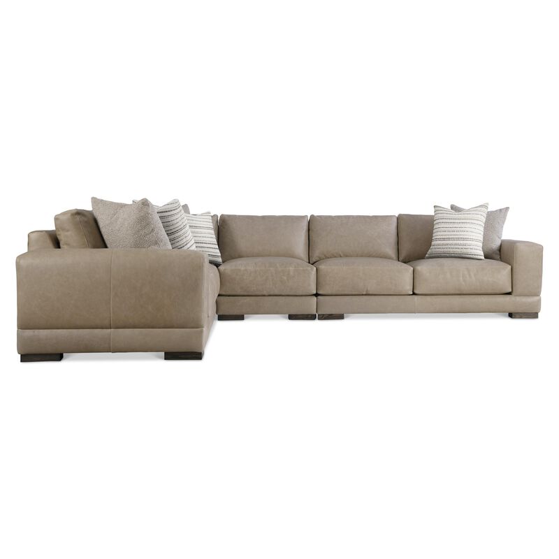 Lars Leather Sectional image number 1