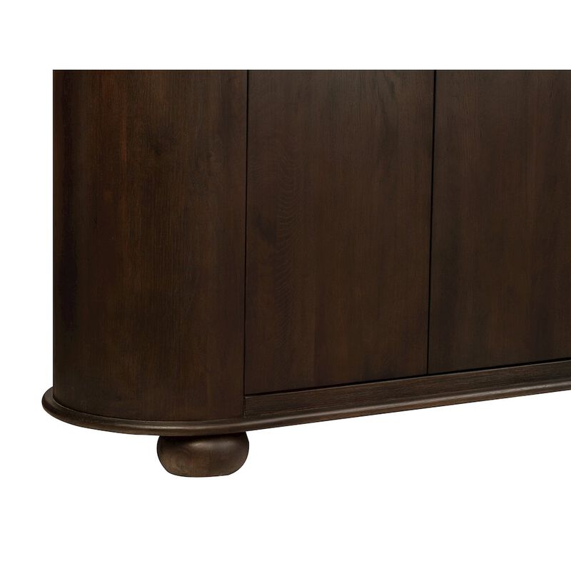 Alex Hamilton Astrid 6-Door Sideboard in Barista Brown