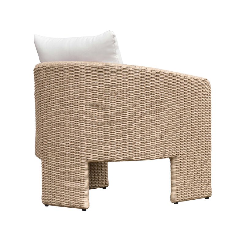 Alexa Cream Outdoor Armchair image number 3