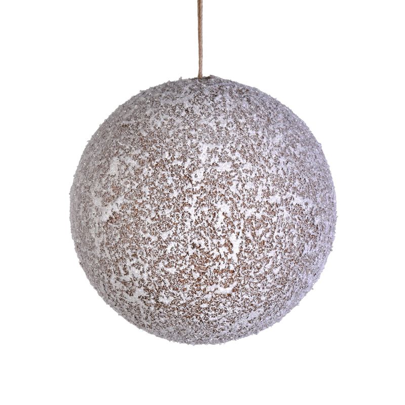 Vickerman 4.75" Beige Coral Ball Ornament, 3 per Bag image number 0