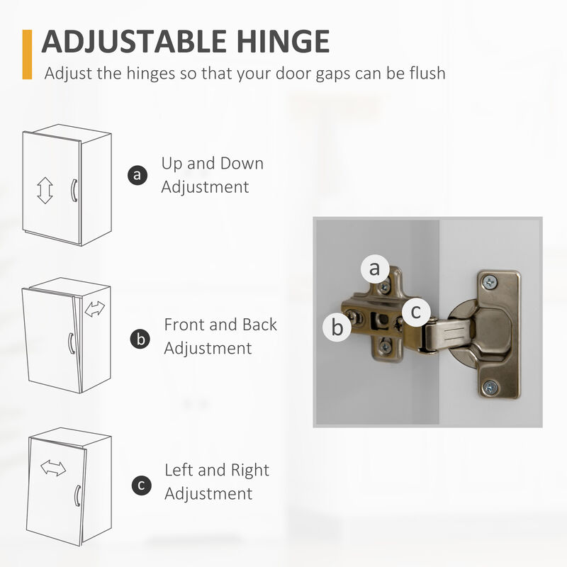 HOMCOM 71" Freestanding Kitchen Pantry Farmhouse Storage Cabinet White