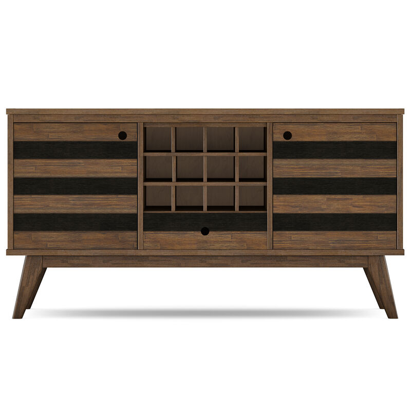 Simpli Home Clarkson Sideboard with Wine Storage image number 2