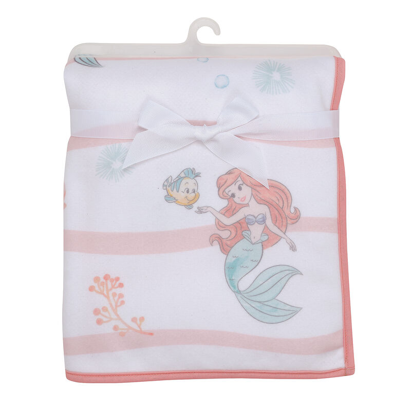 Bedtime Originals Disney Baby The Little Mermaid White Baby Blanket - Ariel