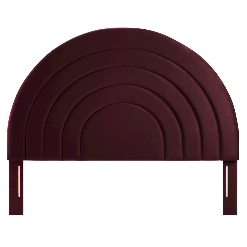 Solana Arched Performance Velvet King Headboard image number 0