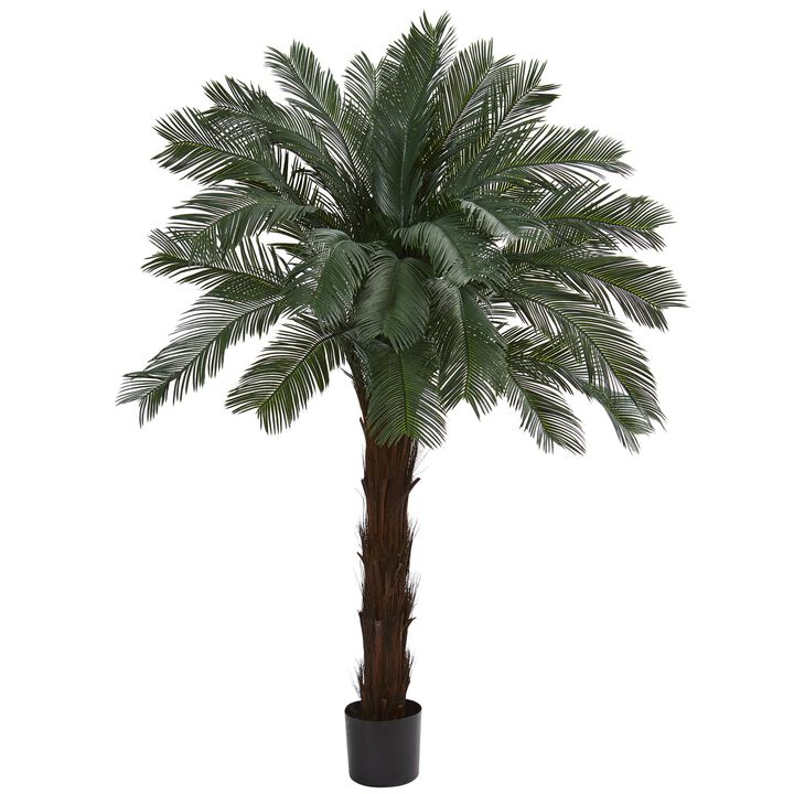 HomPlanti 6 Feet Cycas Artificial Tree UV Resistant (Indoor/Outdoor)