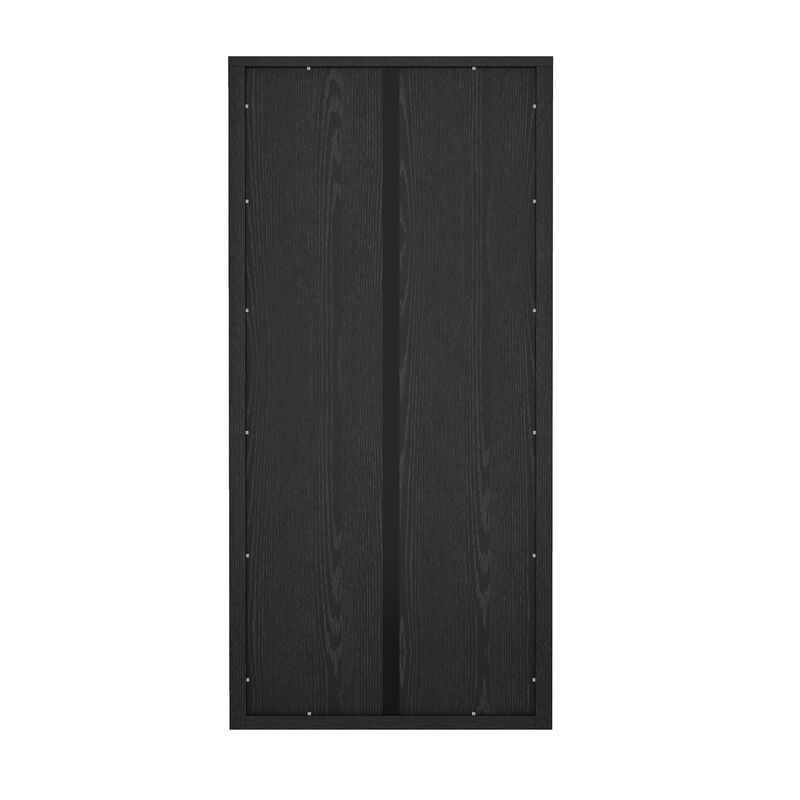 Rivington Black Bookcase Cabinet (Set of 3)