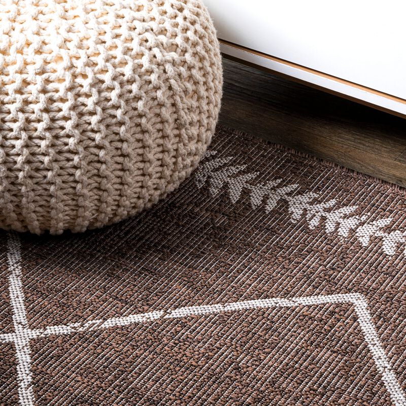 Derya Tribal Diamond Trellis Indoor/Outdoor Area Rug
