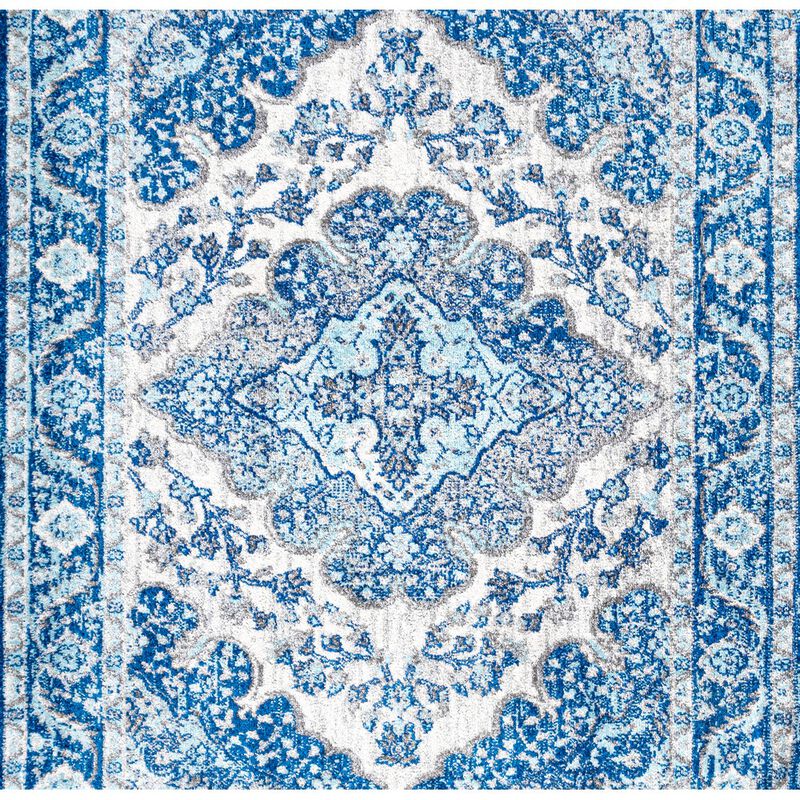 Bohemian Flair Boho Vintage Medallion Square Area Rug