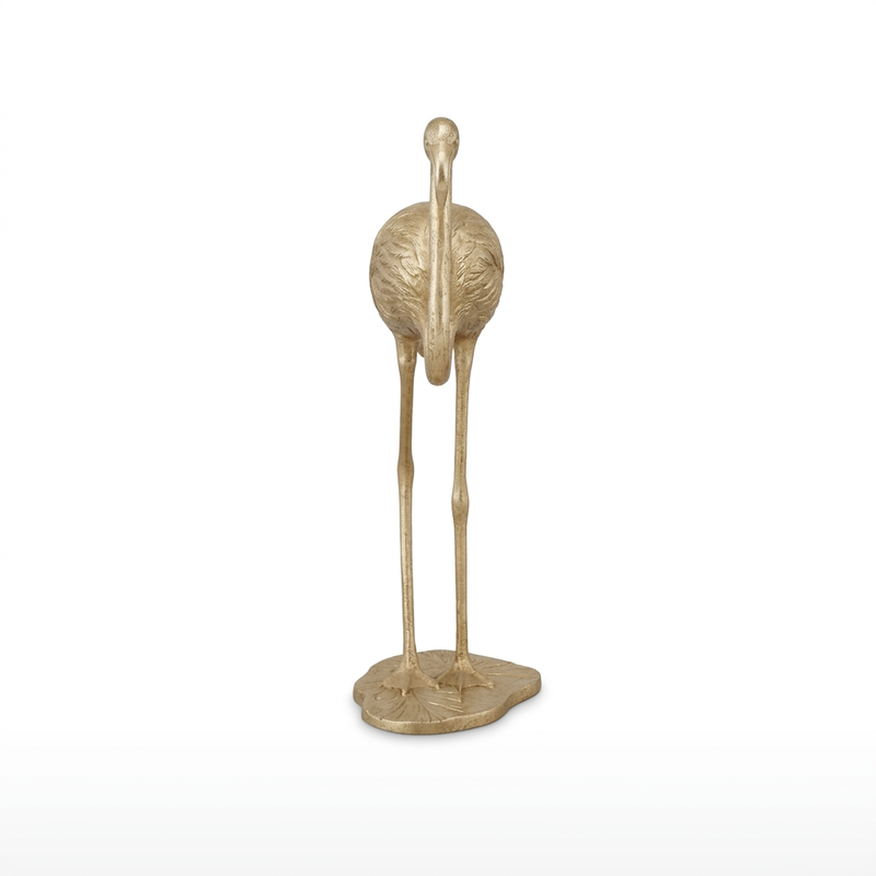 Aluminum Flamingo in Gold image number 0