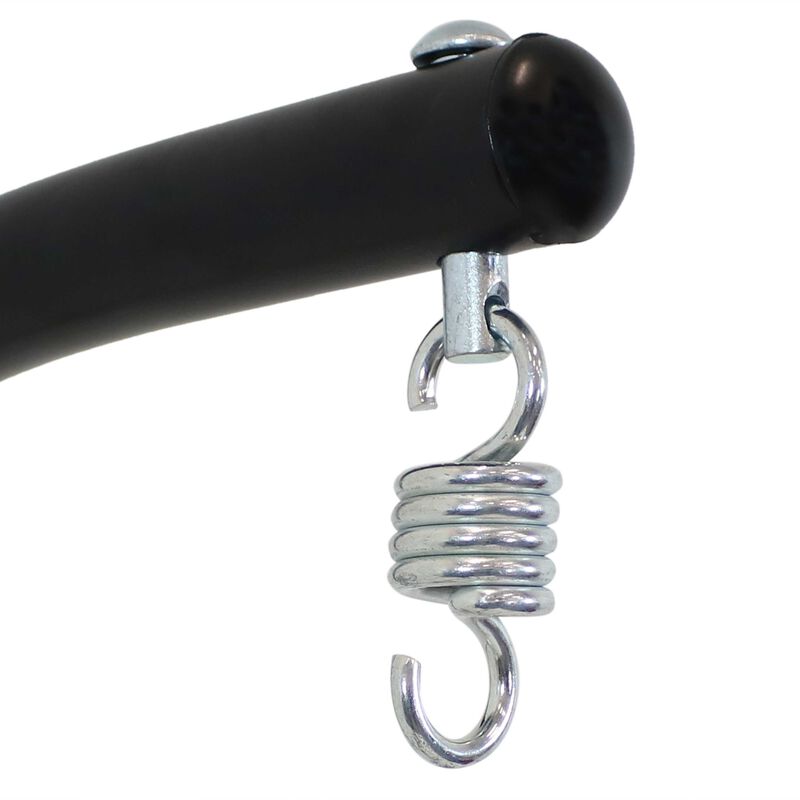 Sunnydaze U-Base Powder-Coated Steel Hanging Chair Stand - Black - 76 in