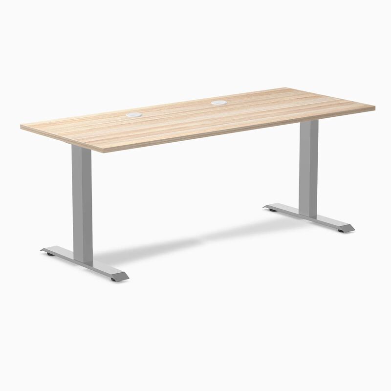 Desky Zero Scalloped Laminate Office Desk image number 0