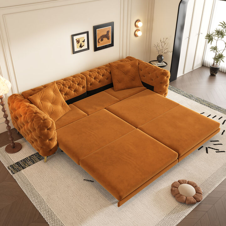 Zikbax 97.7" Convertible Sleeper Sofa