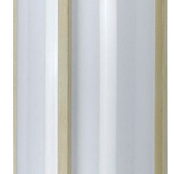 Cylindrical Shaped Metal PLC Wall Lamp with 3D Design Trim,Set of 4