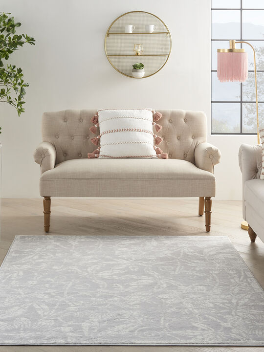 Whimsicle WHS05 Gray 4' x 6' Rug