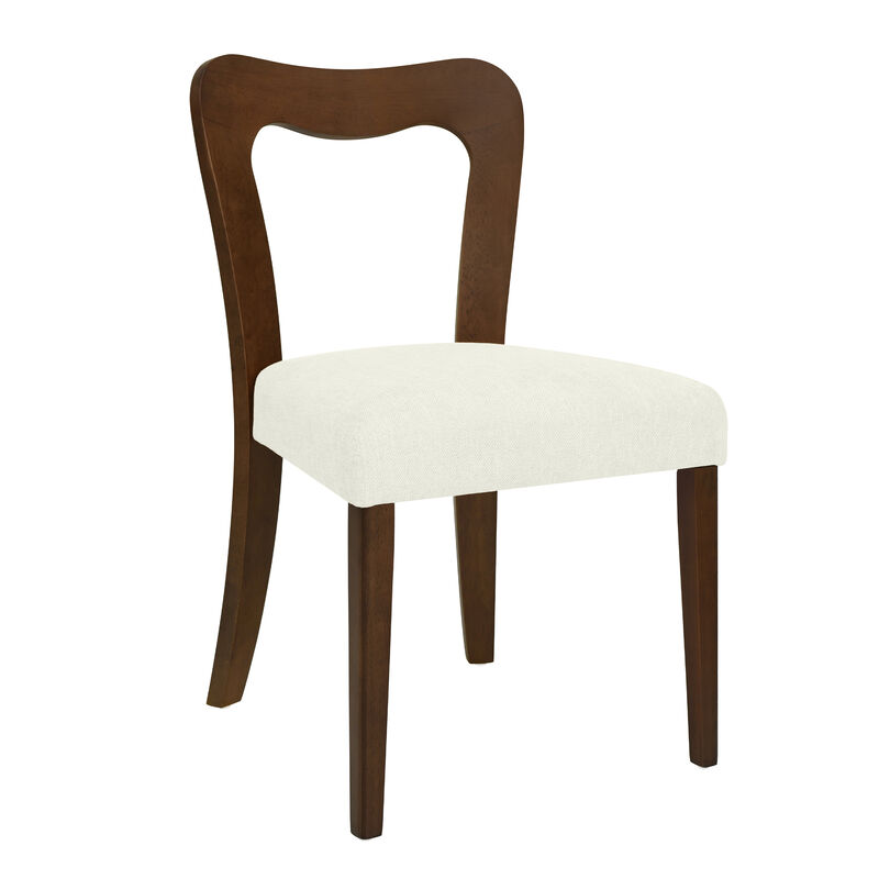 Merax Set of 2 Modern Upholstered Dining Chairs image number 5