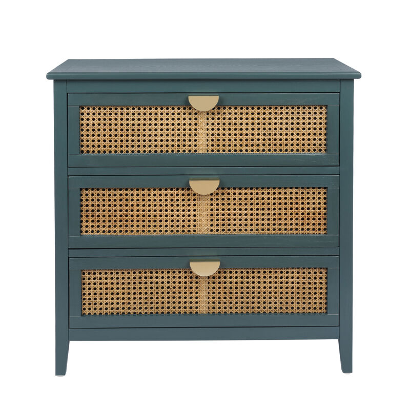 Streamdale Natural Rattan 3-Drawer Cabinet image number 8