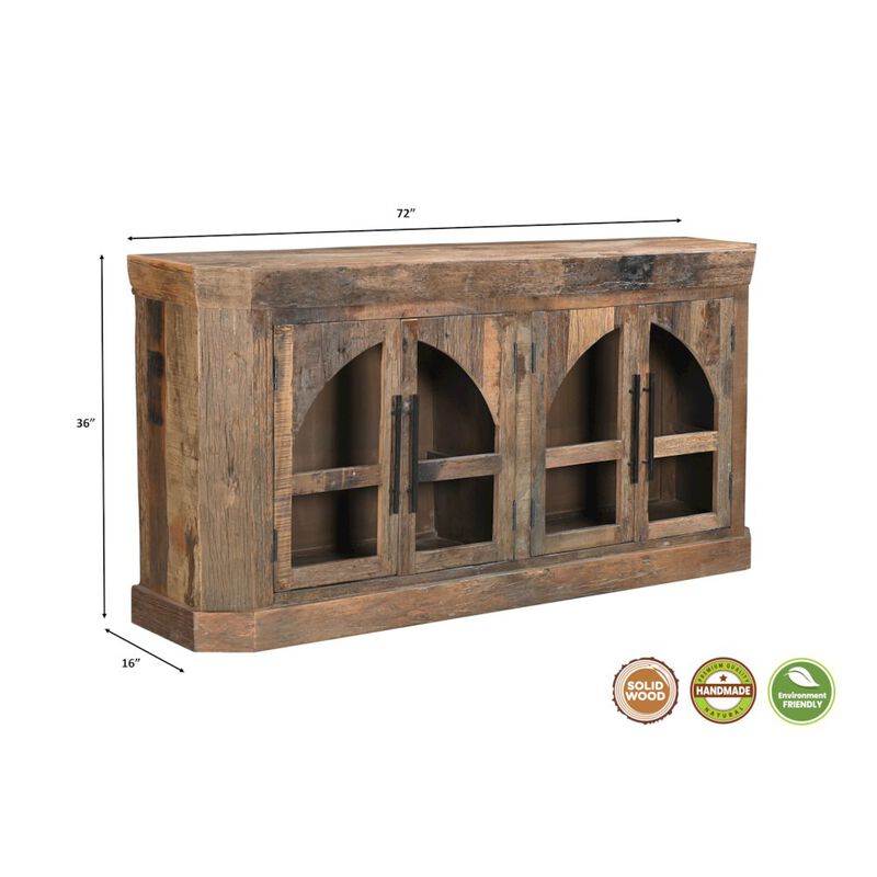 Taran Designs Eldris 4-door Solid Wood Sideboard