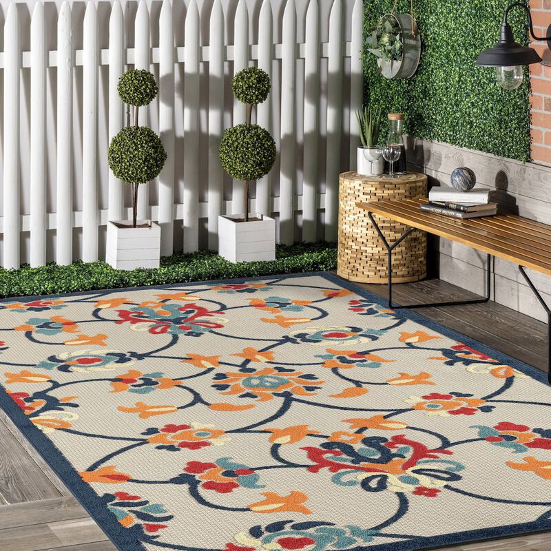 LR Home Copa Cabana Durable Performance Area Rug Outdoor image number 1