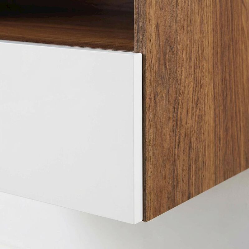 Wall Mount Nightstand with Sleek Design and Compact Size image number 5