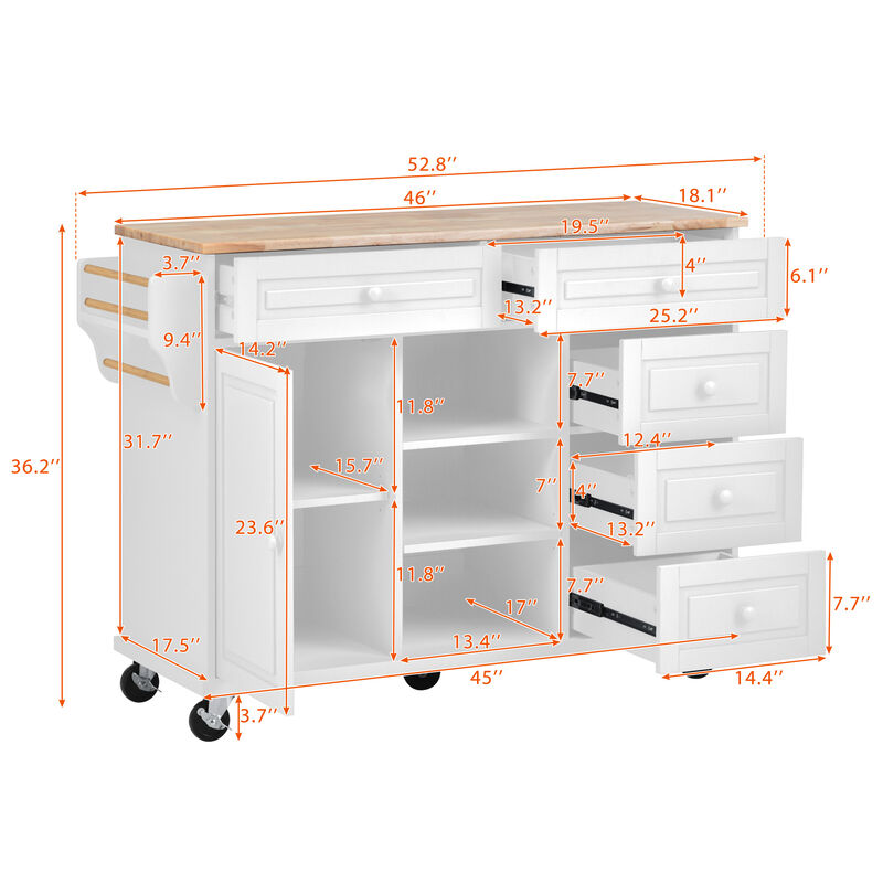 Merax Kitchen Cart image number 7