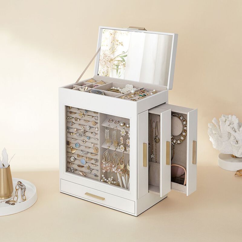 BreeBe Jewelry Box with Glass Window