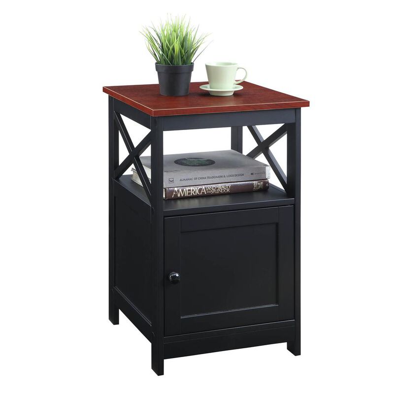 Convenience Concepts Oxford End Table with Cabinet