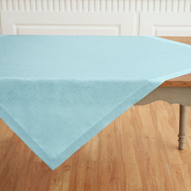 Solino Home Fete 100% Linen Table Throw &ndash; Handcrafted, Machine Washable, Perfect for Holiday and Everyday Dining