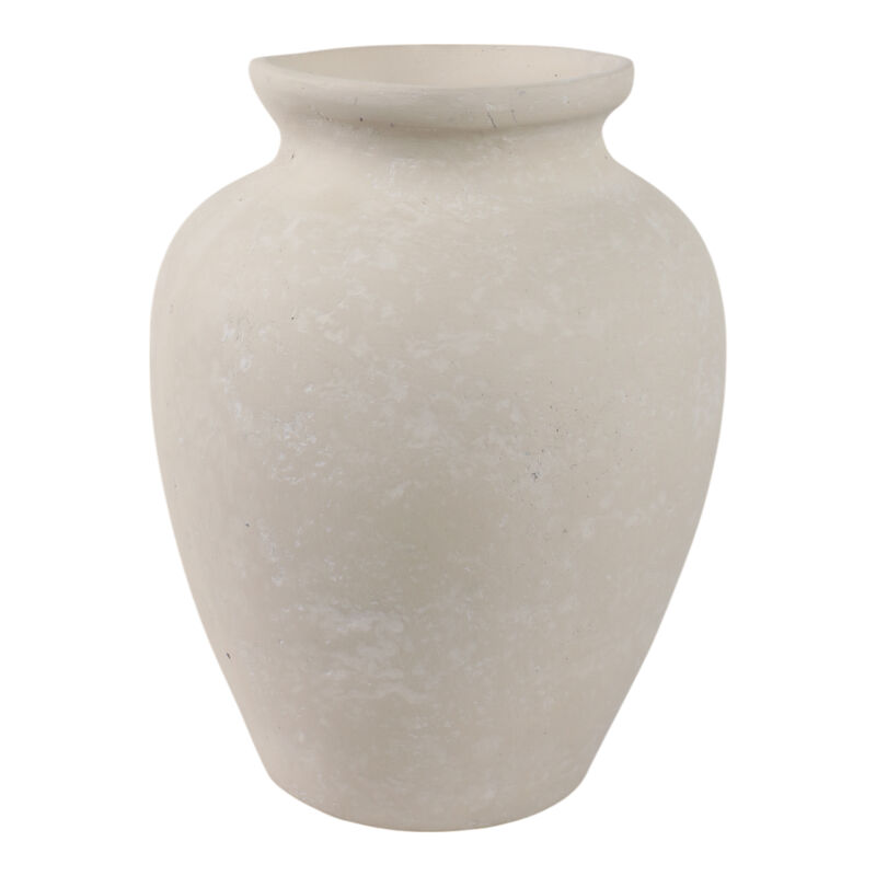 10" Traditional Jug, Paper Mache, Ivory image number 0