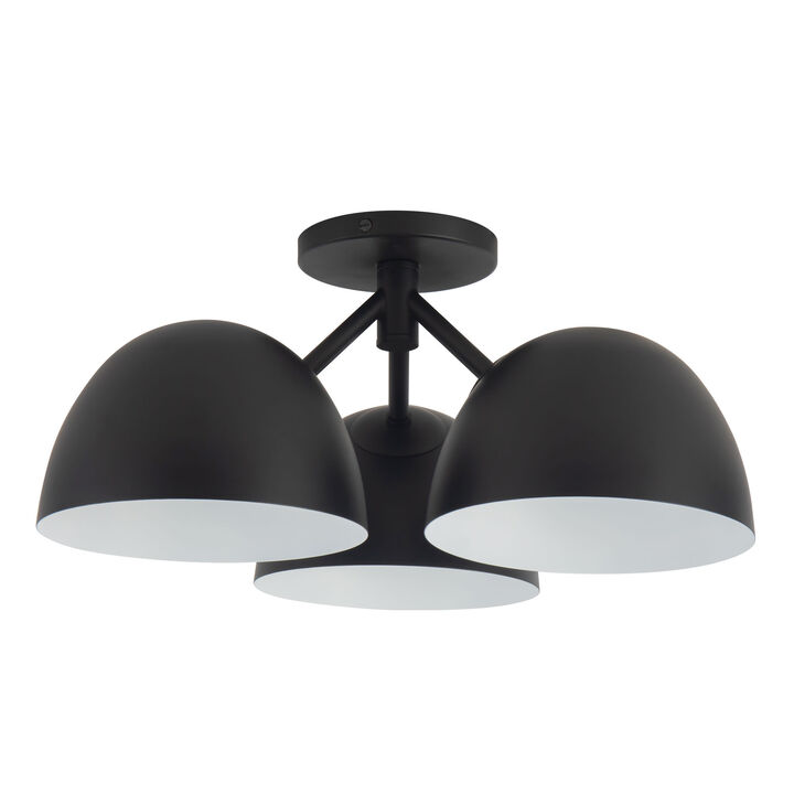 Fosso 17 in Semi Flush Mount