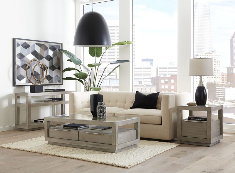 Oxford One-Drawer End Table in Mineral