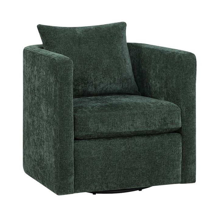 Comfort Pointe Sheldon Kelly Green  Swivel Barrel Chair