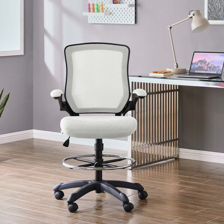 Modway Furniture - Veer Drafting Chair Gray