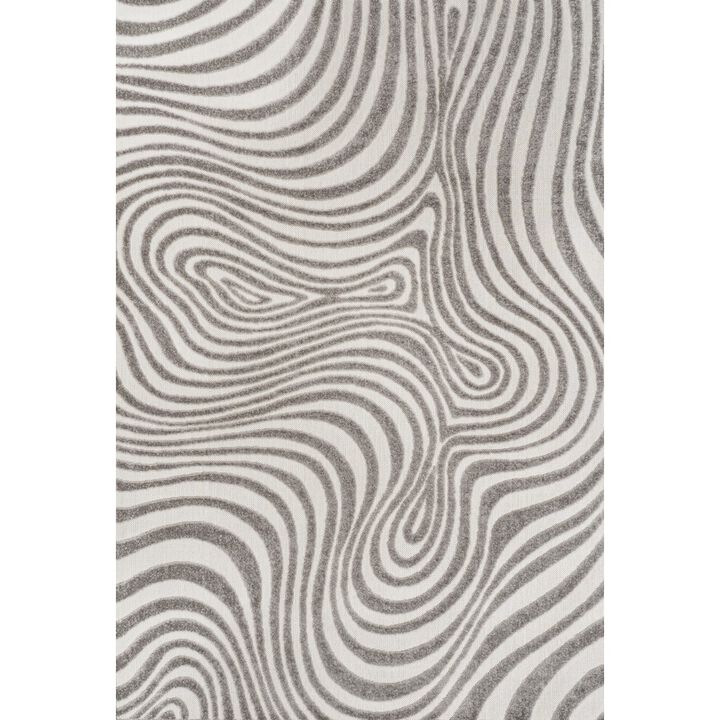Maribo Abstract Groovy Striped Area Rug