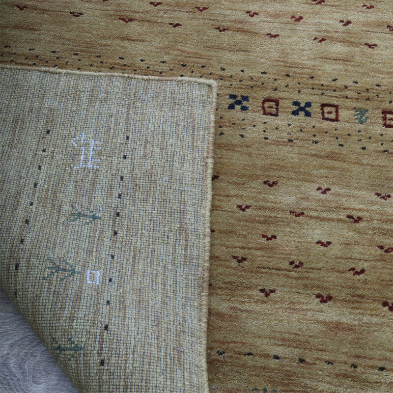 RUGSOTIC CARPETS HAND KNOTTED LOOM WOOL ECO-FRIENDLY AREA RUGS  - High Pile Thick Handmade Anti Skid Area Rugs for Living Room, Bed Room (L00585) image number 6