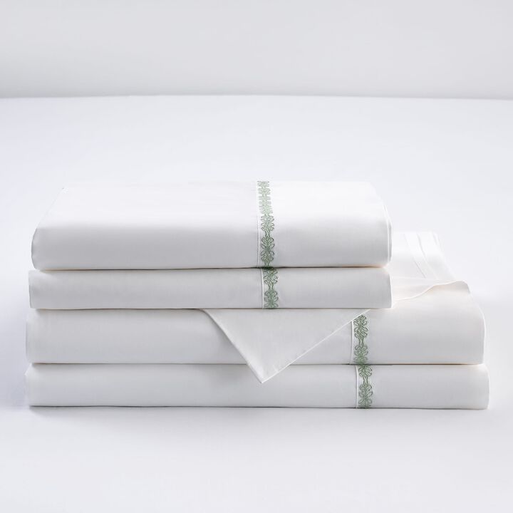 Laurel Green King Sheet Set