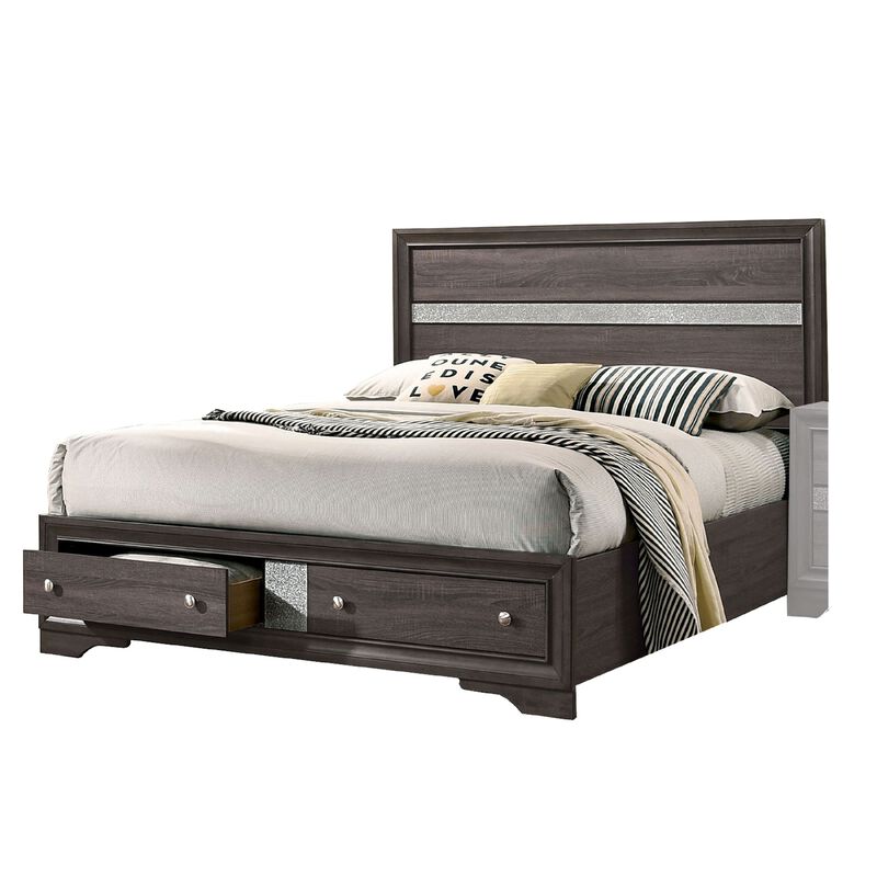Bedroom Set, Wood, 3 Piece Set with 2 Nightstands image number 2