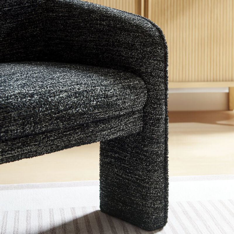 Greer Boucle Fabric Upholstered Accent Armchair image number 8