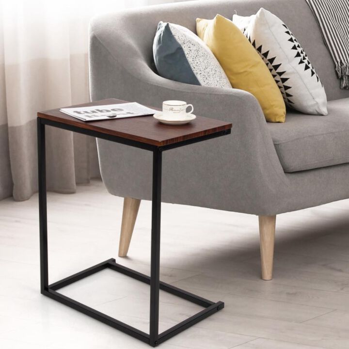 Hivvago 26 Inch Beside Sofa Laptop Holder End Stand Desk